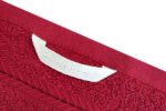 Toalla Liso De Baño 100% Algodón Con Diversas Medidas Rojo Vino - VISTE TU HOGAR ONLINE