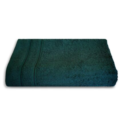 Toalla Liso De Baño 100% Algodón Con Diversas Medidas Verde Oscuro - VISTE TU HOGAR ONLINE
