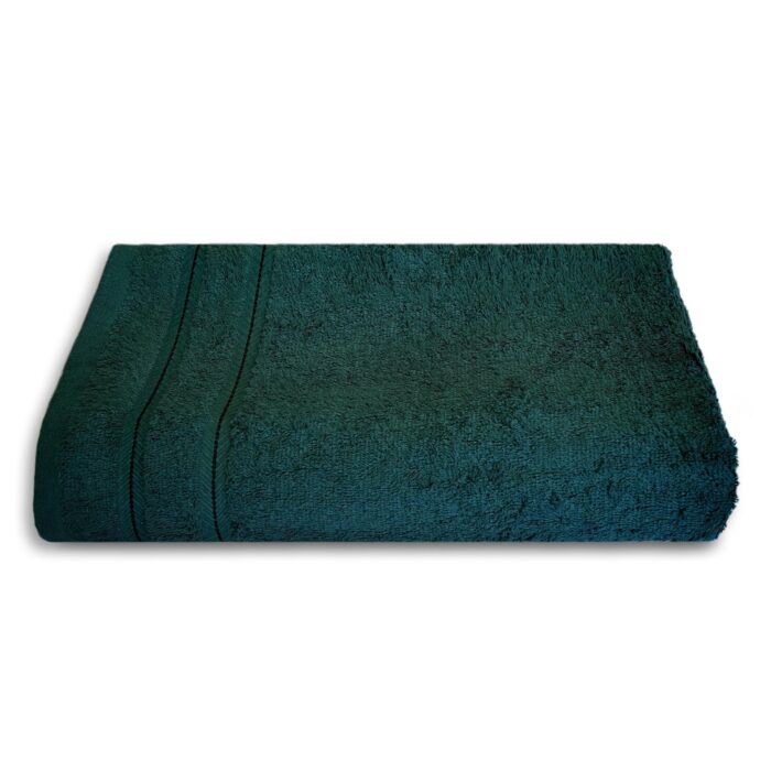 Toalla Liso De Baño 100% Algodón Con Diversas Medidas Verde Oscuro - VISTE TU HOGAR ONLINE